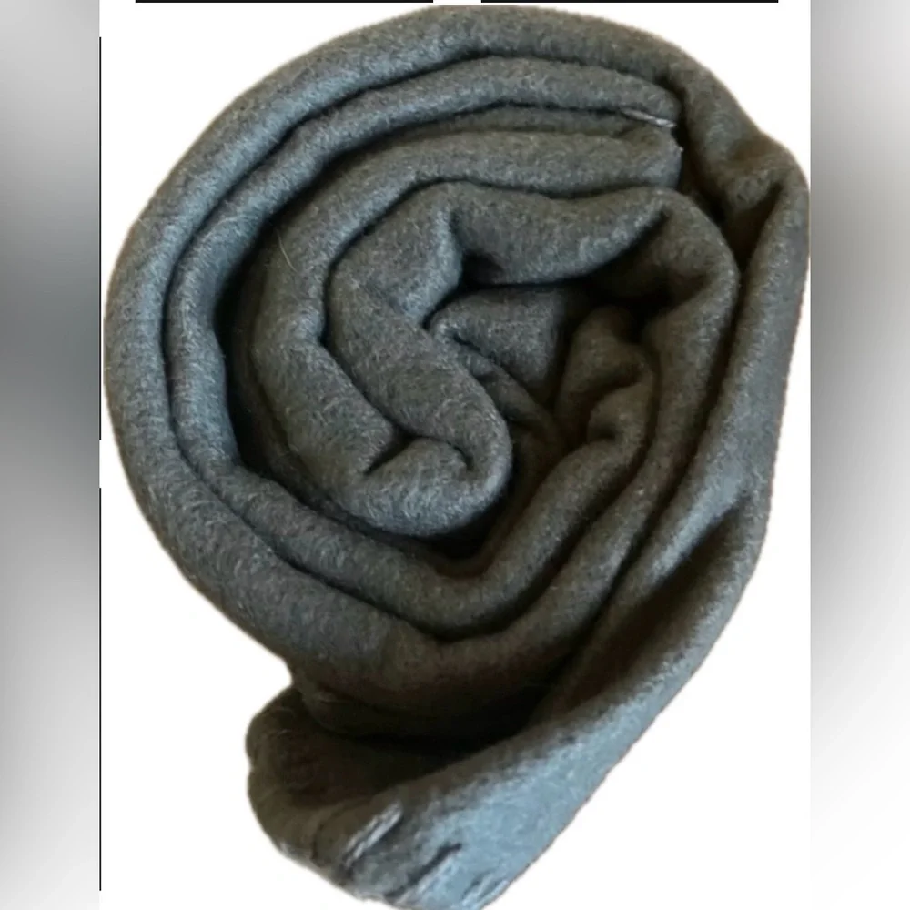 50x60 Polar fleece gray throw. 100% Polyester. New with tags.
